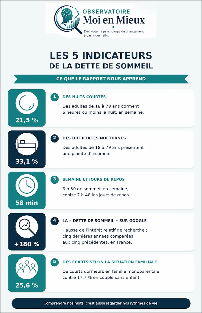 Dette de sommeil en France
